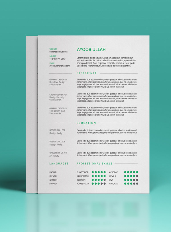 free-resume-template