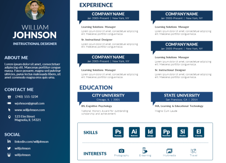 powerpoint-visual-resume